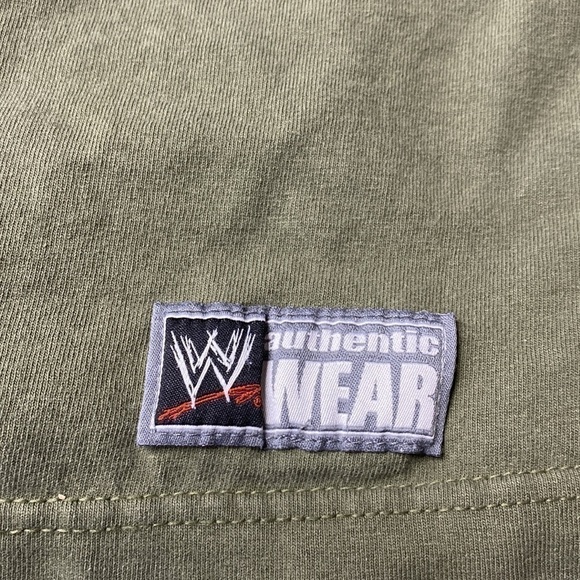 W.M.D Big Show WWE Green Short Sleeve Shirt Large - Picture 4 of 5